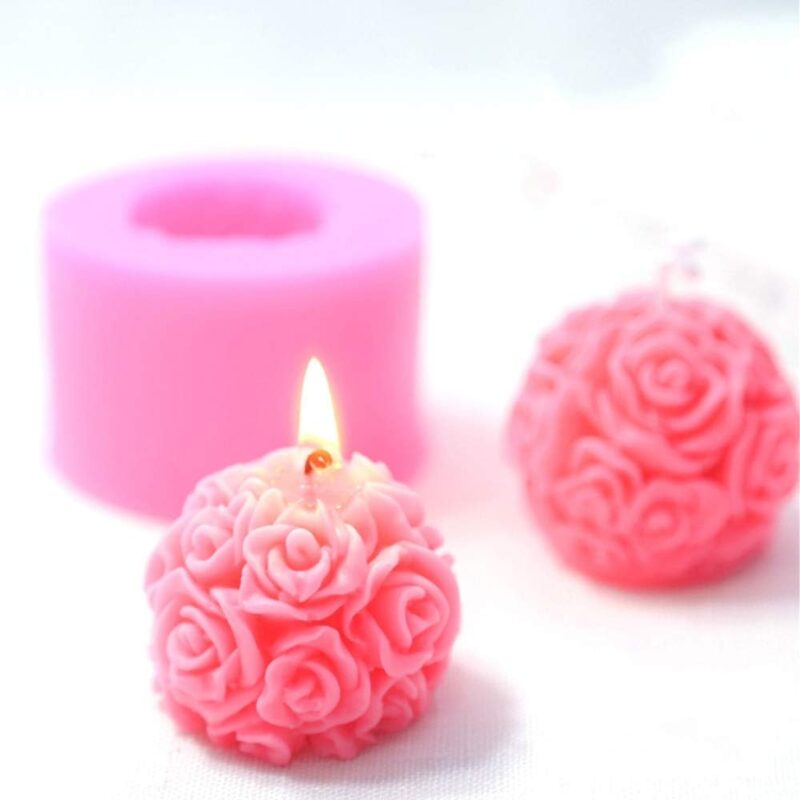 3D Silicone Candles Mold