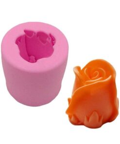 3D Rose Flower Shape Soap Mold