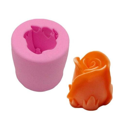 3D Rose Flower Shape Soap Mold